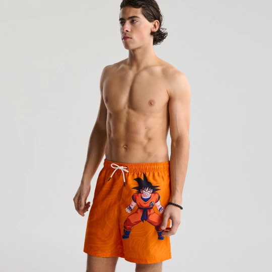 Obrázek produktu Cropp - Plavky s potiskem Dragon Ball-Z - oranžová