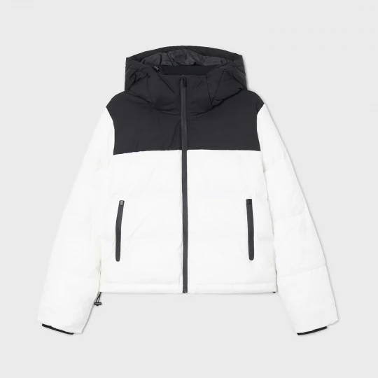Obrázek produktu Cropp - Prošívaná bunda puffer s kapucí - bílá