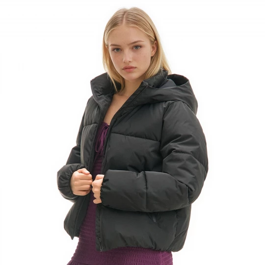 Obrázek produktu Cropp - Prošívaná bunda puffer s kapucí - černý