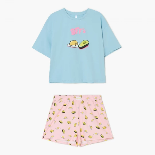 Obrázek produktu Cropp - Pyžamo s potiskem Gudetama - vícebarevná