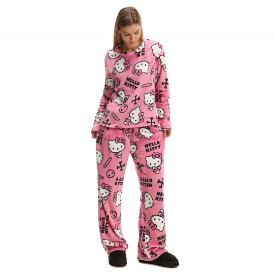 Obrázek produktu Cropp - Pyžamo s potiskem Hello Kitty - růžová