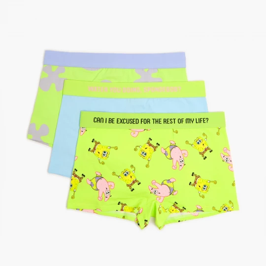 Obrázek produktu Cropp - Sada 3 kalhotek SpongeBob - vícebarevná