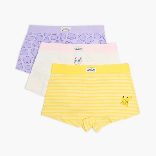 Obrázek produktu Cropp - Sada 3 kusů boxerek s potiskem Pokémon - vícebarevná