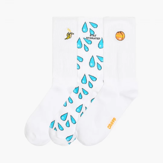 Obrázek produktu Cropp - Sada 3 párů ponožek - bílá