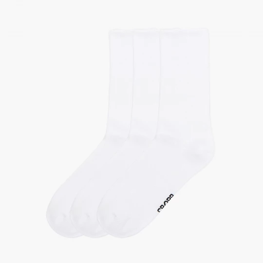 Obrázek produktu Cropp - Sada 3 párů ponožek - bílá