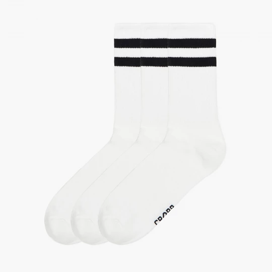 Obrázek produktu Cropp - Sada 3 párů ponožek - bílá