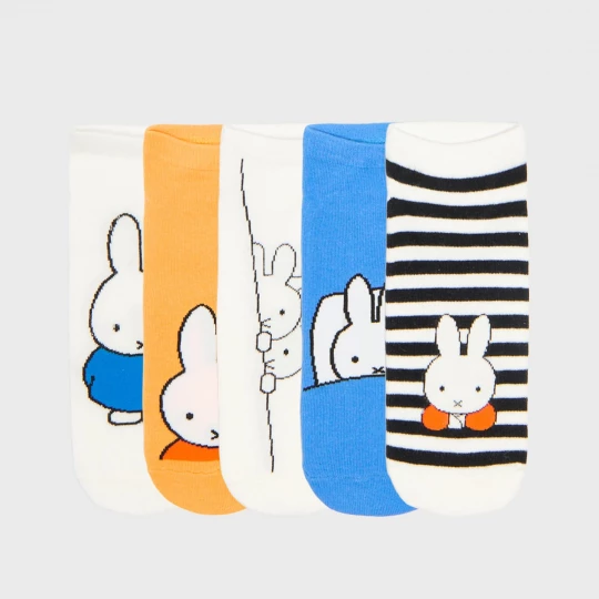 Obrázek produktu Cropp - Sada 5 párů ponožek s potiskem Miffy - vícebarevná