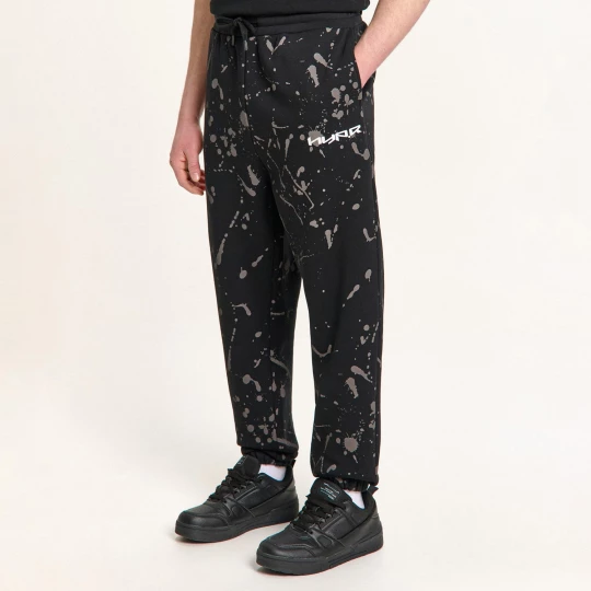 Obrázek produktu Cropp - Teplákové kalhoty joggers s celoplošným potiskem - černý