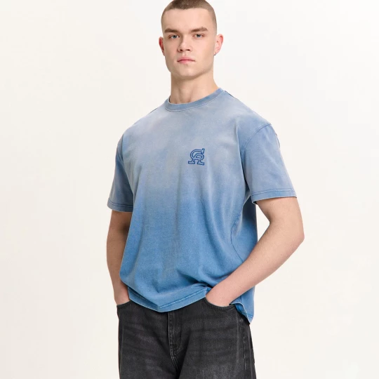 Obrázek produktu Cropp - Tričko s ombré efektem - tmavomodrá