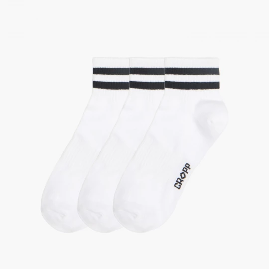 Obrázek produktu Cropp - Trojbalení ponožek s potiskem - bílá