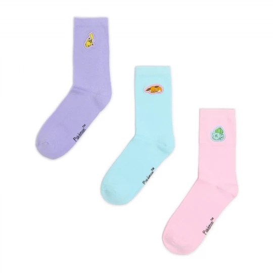 Obrázek produktu Cropp - Trojbalení ponožek s potiskem Pokémon - vícebarevná
