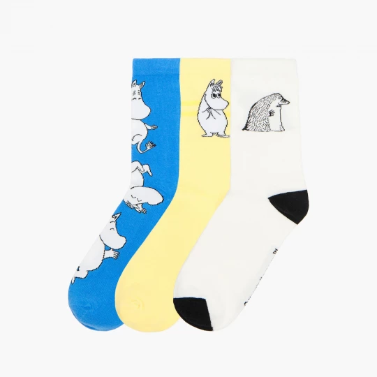 Obrázek produktu Cropp - Trojbalení ponožek s potiskem The Moomins - vícebarevná