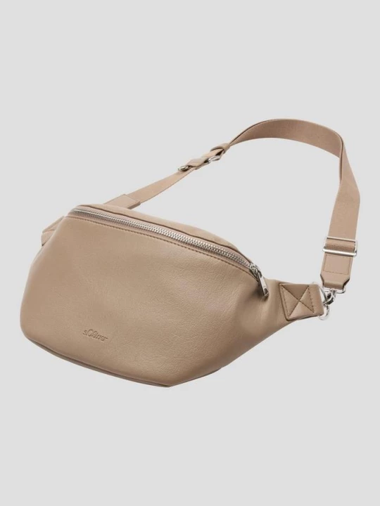 Obrázek produktu Crossbody kabelka s dvoubarevnou kapsou na zip uvnitř s.Oliver béžová