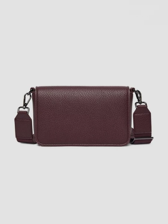 Obrázek produktu Crossbody taška z imitace kůže, s klopou a ramenním popruhem s logem s.Oliver červená