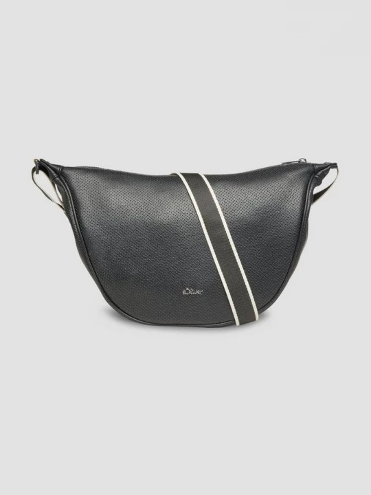 Obrázek produktu Crossbody taška z imitace kůže s nastavitelným ramenním popruhem s nastavitelnou délkou s.Oliver černá