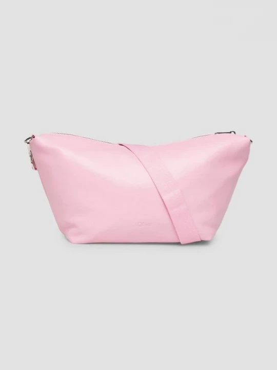 Obrázek produktu Crossbody taška z imitace kůže s odnímatelným popruhem s.Oliver růžová