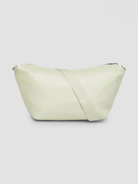 Obrázek produktu Crossbody taška z imitace kůže s odnímatelným popruhem s.Oliver zelená
