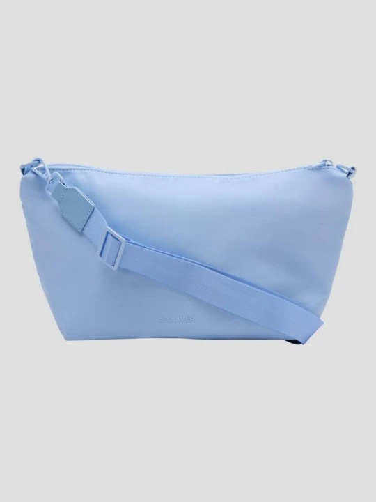 Obrázek produktu Crossbody taška z nylonu, s květovaným motivem s.Oliver modrá