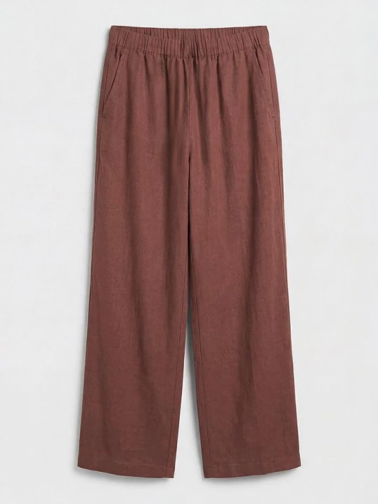 Obrázek produktu Culotte kalhoty ze lněné směsi BonPrix
