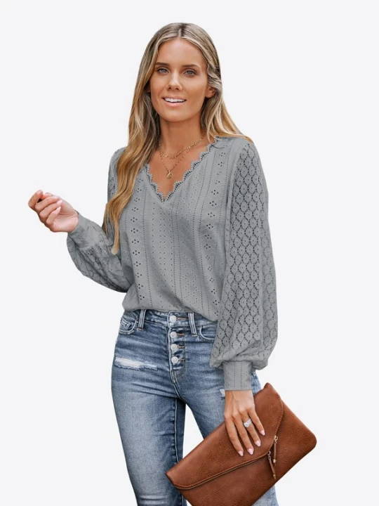 Obrázek produktu Cupshe Halenka 'Longsleeve' šedá