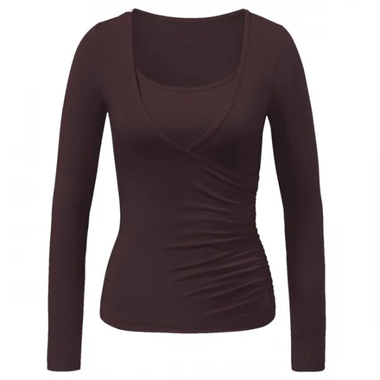 Obrázek produktu CURARE Yogawear Funkční tričko 'Flow' tmavě červená