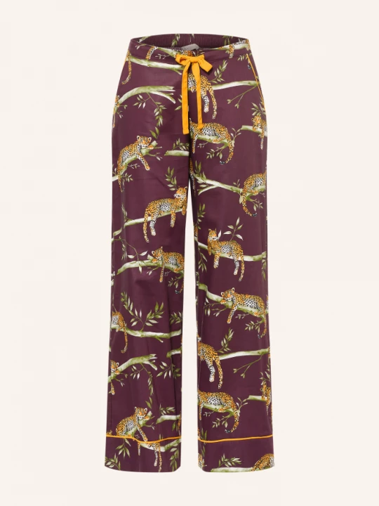 Obrázek produktu Cyberjammies Spací Kalhoty tmavě fialová / tmavě žlutá / zelená