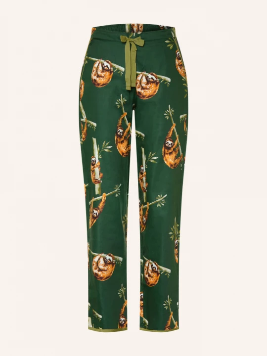Obrázek produktu Cyberjammies Spací Kalhoty tmavě zelená / hnědá / tmavě oranžová