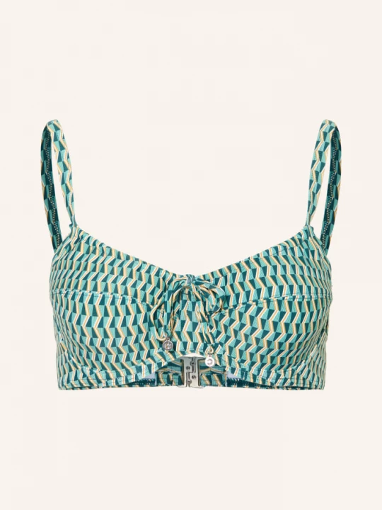Obrázek produktu Cyell Bikiny S Ramínky Groovy Graphic petrolejová / koňaková / bílá