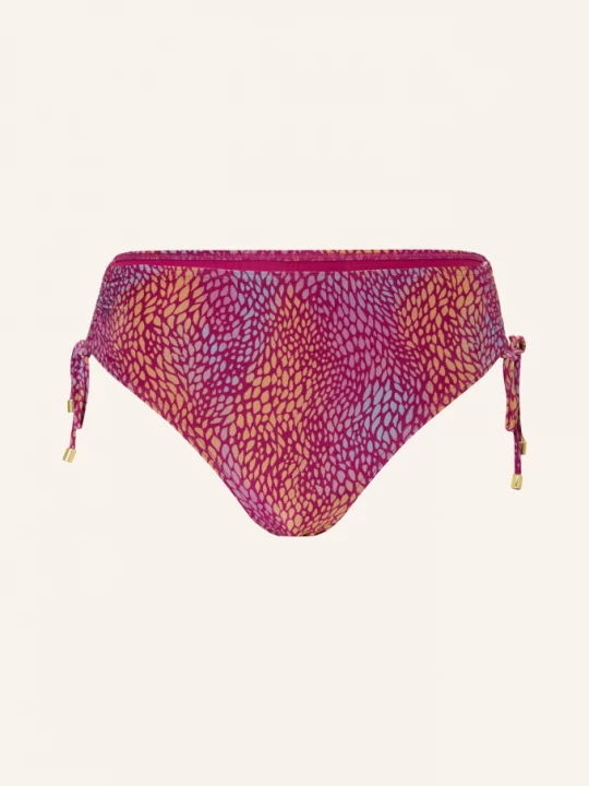 Obrázek produktu Cyell Základní Bikiny Burgundy Drops fuchsiová / černošedá / tmavě žlutá