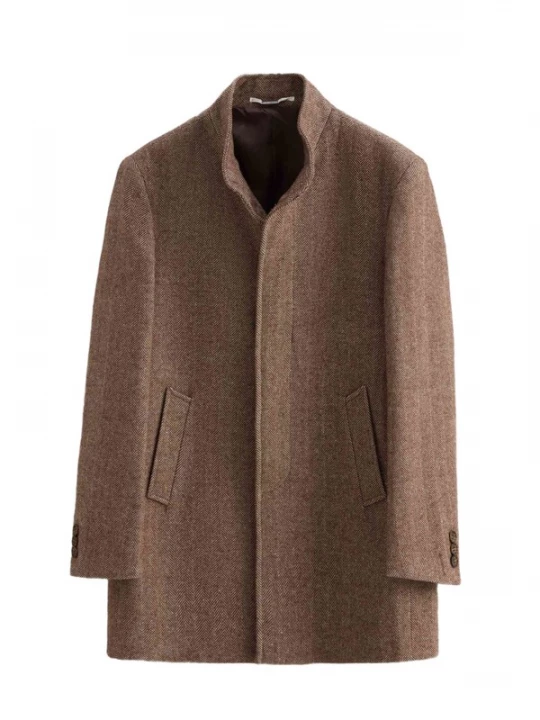 Obrázek produktu D’S Damat Přechodný kabát hnědá / brokátová D'S Damat