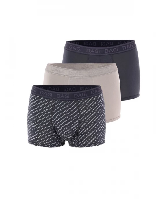 Obrázek produktu Dagi Boxerky béžová / šedá / antracitová