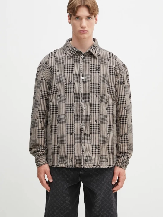 Obrázek produktu Daily Paper Bunda Daily Paper Quilted Shield Ls Shirt béžová