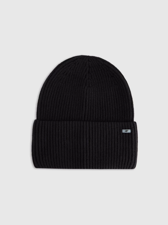 Obrázek produktu Dámská beanie čepice - černá 4F