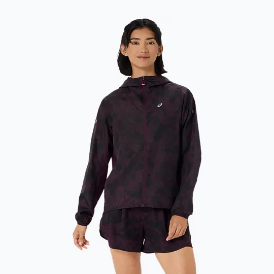 Obrázek produktu Dámská běžecká bunda Asics Fujitrail Packable Jacket dark aubergine vínová