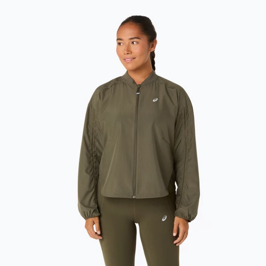 Obrázek produktu Dámská běžecká bunda ASICS Nagino Run Adjustable dark olive Zelená