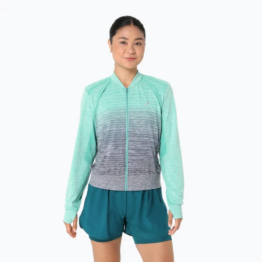 Obrázek produktu Dámská běžecká bunda ASICS Nagino Run Seamless aurora green / blue expanse