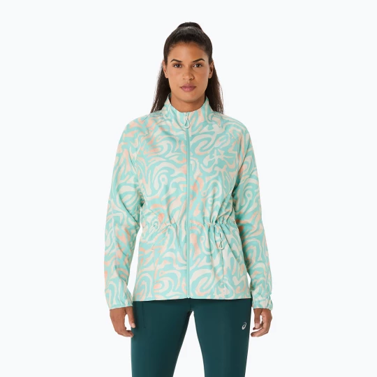 Obrázek produktu Dámská běžecká bunda ASICS Road Lite-Show Packable oasis green / multi colour