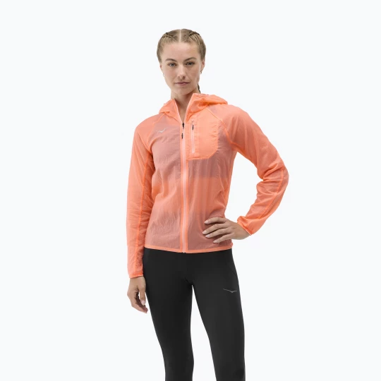 Obrázek produktu Dámská běžecká bunda HOKA Skyflow neon cantaloupe oranžová