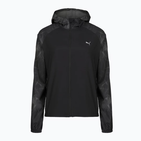 Obrázek produktu Dámská běžecká bunda PUMA Run AOP Favorite Woven black / grey