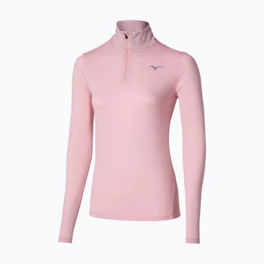 Obrázek produktu Dámská běžecká mikina Mizuno Core Impulse Half Zip Tee bleached mauve Růžová