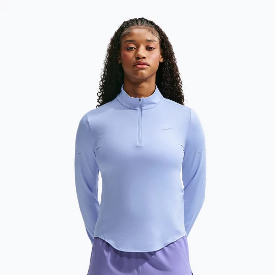 Obrázek produktu Dámská běžecká mikina Nike Swift Dri-FIT UV 1 / 4-Zip aluminum Modrá
