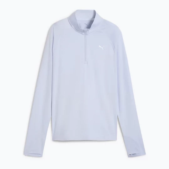 Obrázek produktu Dámská běžecká mikina PUMA Run Velocity Cloudspun 1 / 4 Zip cool weather / heather Modrá