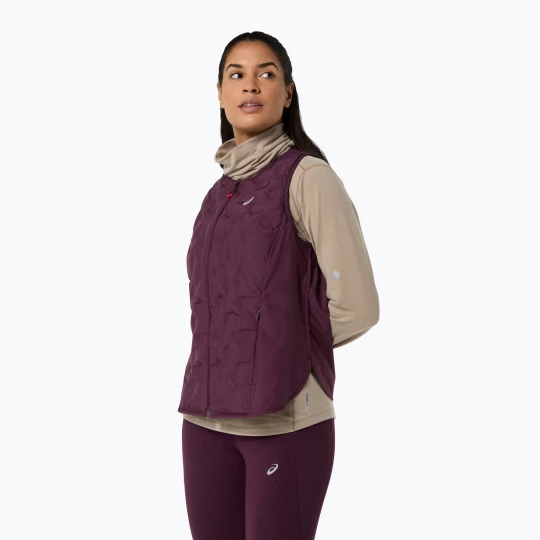 Obrázek produktu Dámská běžecká vesta Asics Nagino Run Padded Gilet dark aubergine vínová