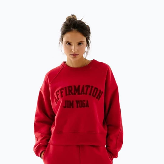 Obrázek produktu Dámská fleecová mikina JoyInMe Classic Pullover berry crash Červená