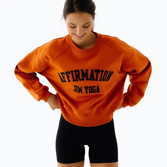 Obrázek produktu Dámská fleecová mikina JoyInMe Classic Pullover pumpkin spice oranžová