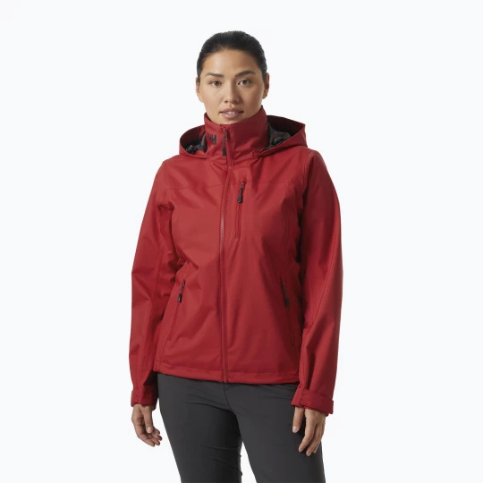 Obrázek produktu Dámská jachtařská bunda Helly Hansen Crew Hooded 2.0 red