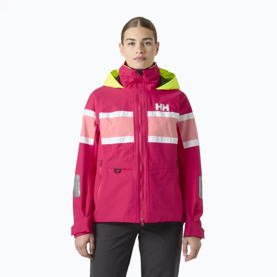 Obrázek produktu Dámská jachtařská bunda Helly Hansen Salt Original cranberry Červená