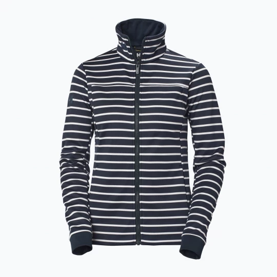Obrázek produktu Dámská jachtařská mikina Helly Hansen Crew Fleece navy stripe Námořnická modř