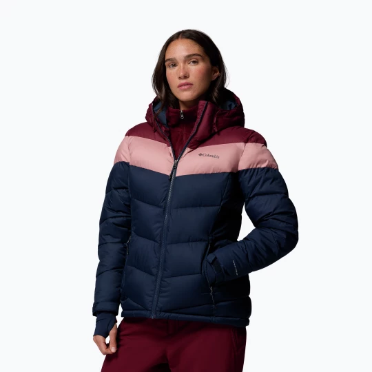 Obrázek produktu Dámská lyžařská bunda Columbia Abbott Peak II Ins collegiate navy / rich wine / eraser pink Námořnická modř