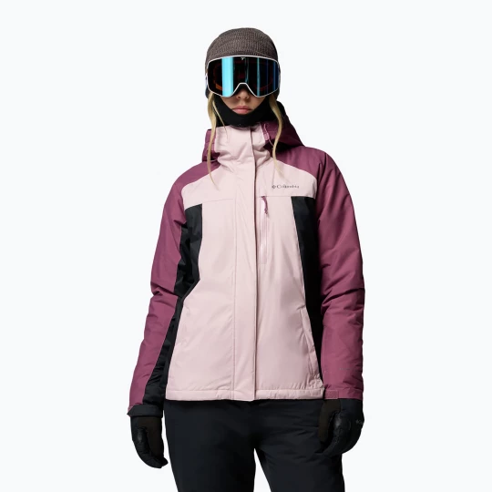 Obrázek produktu Dámská lyžařská bunda Columbia Snowy Summit Ins mineral pink / black / antique mauve x dye